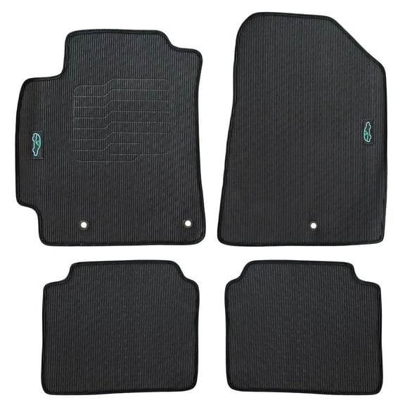 All Weather Floor Mats for 2019 to 2024 Kia Forte, Front and Rear, Odorless, Perfect Fit Kia Forte