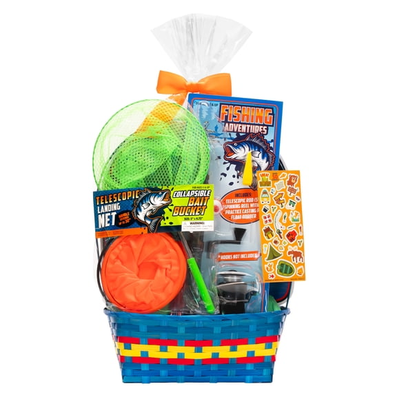 Prefilled Fishing Playset Easter Basket Gift Set, by Wondertreats
