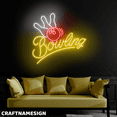 thumbnail image 3 of Craftnamesign Bowling Neon Light For Bowling Alley Game Center Wall Sign, 3 of 5