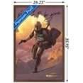 thumbnail image 3 of Star Wars: The Mandalorian - Protect Wall Poster, 22.375" x 34", Framed, 3 of 3