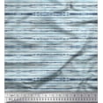 thumbnail image 1 of Soimoi Georgette Viscose Fabric Horizontal Stripe Print Fabric by The Yard 42 Inch Wide, 1 of 3