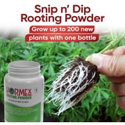 Hormex Rooting Hormone Powder #1 (0.10% IBA) for Delicate Houseplants, Succulents & Herbs - Gentle Root Stimulator for Softwood Plant Cuttings, Cloning, Propagation