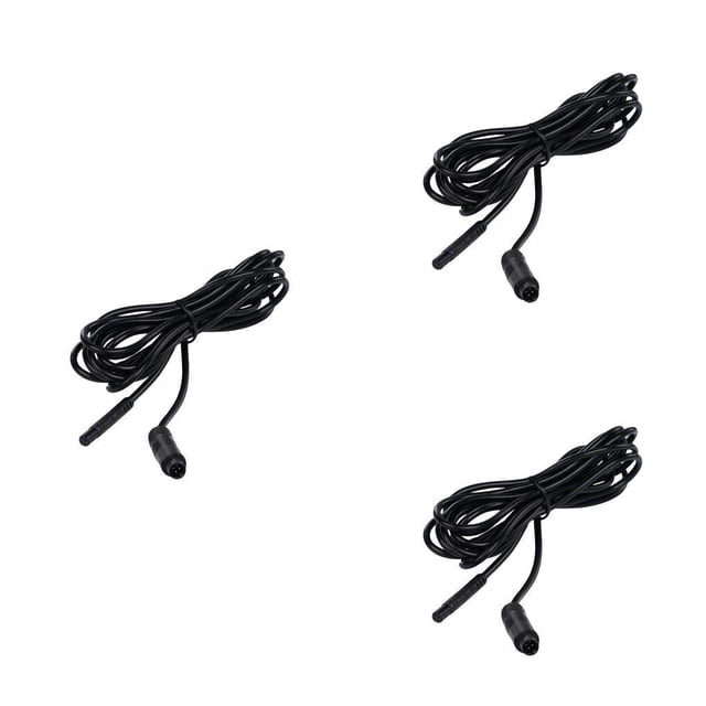bedienty Extension Cable Compact Size Replaced Part Extended Cord Dash Cam Extender Rear Camera Wire Replacement Connector 4 Pin black 2m 3Set