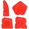 thumbnail image 1 of Juego de herramientas para calafateo de silicona, Kit de alisadores de juntas para sellado de silicona, acabado de sellado de lechada, color rojo, 1 of 3