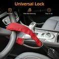 thumbnail image 2 of Anti-theft Car Steering Wheel Lock Blocks, Anti Theft Auto Security, Universal Theft Protection Vehicle Camper Van Truck Suv Heavy Duty, Universal Fit, 2 of 5