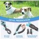 thumbnail image 3 of Dog Leash with Comfortable Padded Handle and Highly Reflective Threads for Small Medium and Large Dogs (6FT-1/2', Blue), 3 of 4