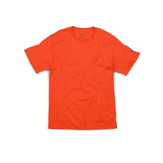 Champion T-Shirt à Manches Courtes pour Hommes, P, Orange