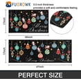 thumbnail image 3 of Christmas Kitchen Rugs and Mats - Black Santa Claus Christmas Rugs and Mats Non Skid Washable,Holiday Low Profile Floor Mat Merry Christmas Decorations for Home Kitchen,Colorful Xmas Decor, 3 of 6