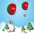 thumbnail image 4 of ESASSALY Hot Air Balloon Decor Inflatable Christmas Air Balloon with Basket, 4 of 9