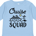 thumbnail image 4 of Inktastic Cruise Squad with Vector Cruise Ship and Palm Trees Boys or Girls Long Sleeve Toddler T-Shirt, 4 of 5
