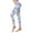Sky Blue 1, variant on Bunenne Womens Leggings for Women Tummy Control Womens Bunny Easter Eggs Floral Pattern Stretchy Leggings Pants for Women White M