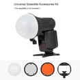 thumbnail image 4 of Reflector,Ball 4pcs Color Adapter Diffuser Ball Universal Mount Adapter Speedlite Kit With Universal Mount Kit With Universal Buzhi Eryue Zdhf, 4 of 7