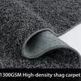 Assile Indoor Plush Shaggy 6' x 9' Area Rugs for Bedroom Fluffy Area