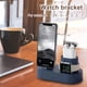 thumbnail image 5 of Soporte de silicona para cargador 3 en 1 para Apple Watch iPhone Airpods (azul) WDOplteas Para estrenar, 5 of 8