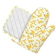 thumbnail image 2 of Disketp Banana Oven Mitts And Potholders Bbq Gloves-Oven Mitts And Pot Holders With Recycled Infill Silicone Non-Slip Cooking Gloves For Cooking Baking Grilling, 2 of 9