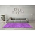 thumbnail image 3 of Ahgly Company Indoor Rectangle Abstract Purple Modern Area Rugs, 8' x 12', 3 of 4