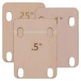 thumbnail image 1 of FESTFENDS 3Pcs Guitar Accessories Wooden Khaki Neck Plate for Musical Instrument Maintenance, 1 of 7