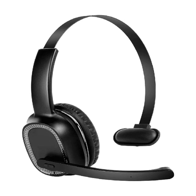 Audífonos De Diadema Manos Libres Bluetooth Tipo Call Center negro