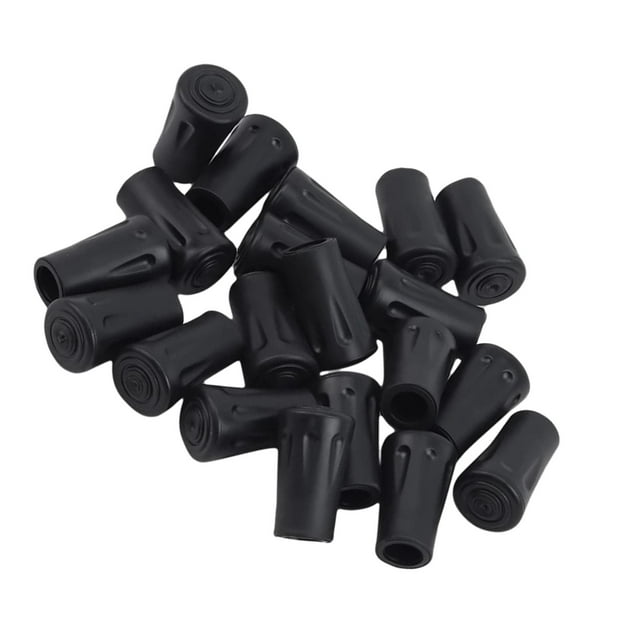 Almencla 18 Pcs Embouts de Bâton de Randonnée en Caoutchouc Diamètre 12mm