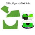 thumbnail image 3 of Camiseta Guía de regla Fluorescente Camiseta Guía de regla Herramienta de medición Camiseta Herramienta de centrado Guía de alineación para Tela de costura y artesanía blanco 18*5 pulgadas Advancent HA041667-01, 3 of 6