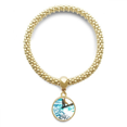 thumbnail image 1 of Pulsera de cadena Unbranded oro redondo 1.8 cm, 1 of 3