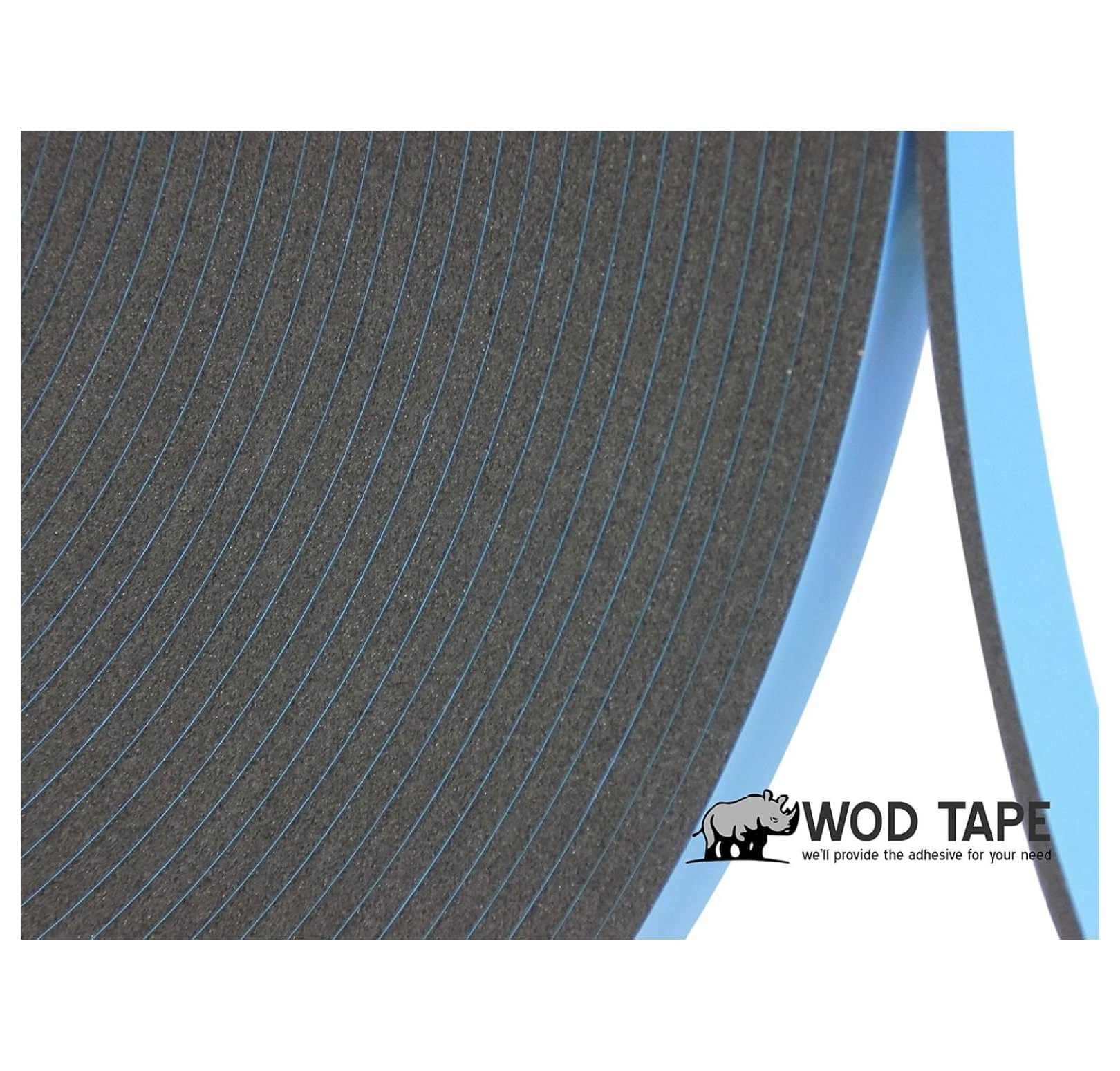 WOD WGT12P Double Sided Foam Mounting Tape, 1/8 inch Thick x 1 inch x 75 Ft. Weather Resistant for Filling, Home or Office Decor, Dual-Pane Glass Bonding, Replacing Insulated Windows, Black