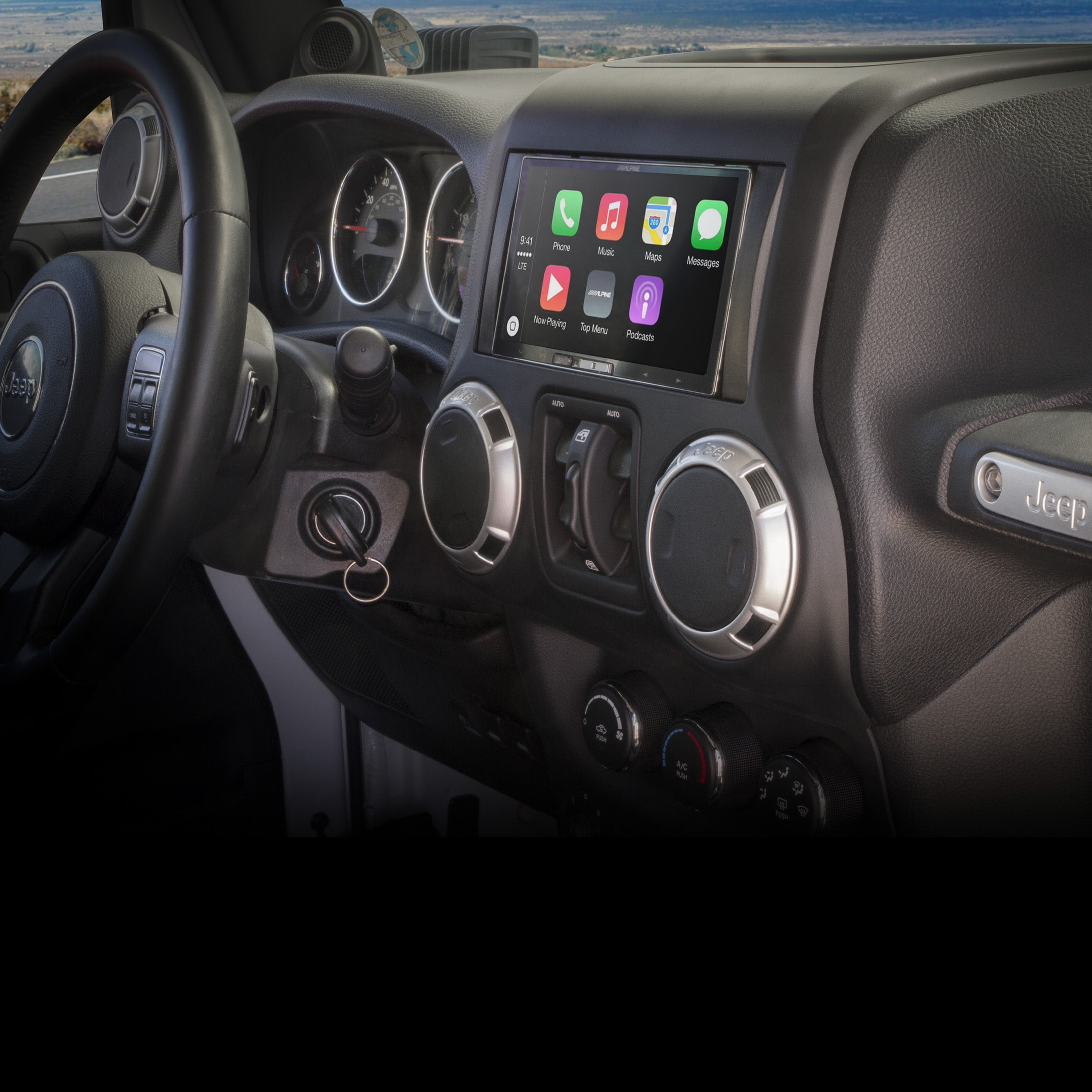Scosche CR1291B Double DIN Dash Kit Compatible w/ Select 2007-19 Chrysler, Dodge, Jeep, Mitsubishi & VW