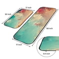 thumbnail image 2 of Kitchen Rugs 2 Piece Waterproof Non Slip Kitchen Kitchen Rug Set for Sink Office Kitchen Cafe,Colorful Landscape Field, 2 of 6