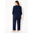 thumbnail image 2 of Catherines Women's Plus Size Luminary 3-Piece Pant Suit, 2 of 6