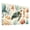 Color 1, variant on 8 Pack Art Acoustic Panels Sound Absorbing Octopus Vintage Shabby Chic Nautical Lake Sea Ocean Beach House Decorative Soundproof Wall Panels Self Adhesive for Nursery Game Room Bedroom 48"x32"