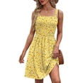 thumbnail image 1 of Vestido de verano WIHOLL 2025 con estampado floral para mujer talla M, 1 of 4