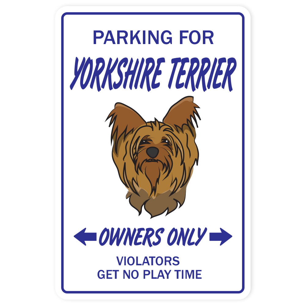 Details about   1460HS All You Need Is Love And A Yorkshire Terrier 5"x10" Aluminum Novelty Sign