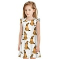 thumbnail image 1 of Bingfone Berger Allemand pour Filles Robe de Nuit à Manches Volantes, Pyjama Princesse pour Filles Tenue de Maison-TG, 1 of 6