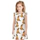 thumbnail image 1 of Fotbe German Shepherd Dog Vestido de Dormir para Niñas de 3 a 10 Años, Mangas Cortas, Estilo Princesa, Pijama Camisón con Mangas Voladas-X-Large, 1 of 6