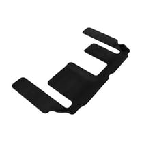 3D MAXpider Third Row Custom Fit All-Weather Floor Mat for Select Mazda CX-9 Models - Kagu Rubber (Black)