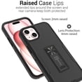 thumbnail image 6 of CoverON For Apple iPhone 15 Plus Case, Military Grade Heavy Duty Full Body Phone Kickstand Cover, Black, 6 of 8