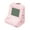 Pink, variant on Arcade Game Machine 26 Classic Game Modes Support Music with Keychain Entertainment Mini Building Block Game Retro Game Console for Children Green