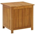 thumbnail image 6 of vidaXL Outdoor Storage Wooden Deck Box with Cushion & Blanket, 6 of 9