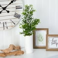 thumbnail image 3 of Nearly Natural 20in. Boxwood Artificial Plant in White Planter, 3 of 3