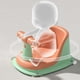 thumbnail image 4 of Asiento de bañera para bebé, silla de baño antideslizante para bebés mayores de 6 meses, color verde Verde Naranja Tipo 02, 4 of 9