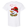 thumbnail image 4 of Gildan Mens Christmas Graphic T-Shirt, Family Merry Christmas Tree Santa Hat Crewneck Short Sleeve Tee Shirt, Classic fit Shirt S White, 4 of 5