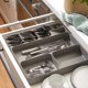 thumbnail image 4 of Drawerstore Organizador Para Cubiertos, Utensilios De Cocina Y Accesorios De Cocina, Plástico, Gris, 39,8 X 38,5 X 5,8 Cm, 1 Unidad Rojo Verde Cocina, Decoración y Otros, 4 of 4