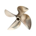 thumbnail image 4 of Jeankak Hélice, 4 aspas anticorrosión Hélice de Cobre de Alta Resistencia para lanchas rápidas de Carreras para Barcos de Gasolina de 26Cc 30Cc Ecomeon no, 4 of 5
