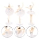 thumbnail image 3 of 3 figuras de bailarinas de plástico para decoración de escritorio (blancas)., 3 of 8