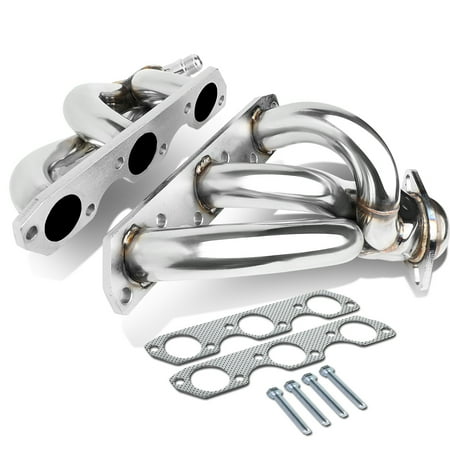2004 Mustang Pictures - For 1999 to 2004 Ford Mustang 3.8L 3.9L V6 2 -PC 3 -1 Shorty Stainless Steel Exhaust Header / Manifold