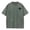 458#Army Green, variant on Mens Casual Retro Oversized Tee Premium Washed Fabric Palm Sunset Graphic Short Sleeve Summer Outdoor Beach Shirts Khaki 2XL