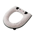 thumbnail image 1 of Toilet Seat Cover, Soft Washable Cushion Lid Cover, Comfortable Bathroom Seat Cover, Travel Portable Toilet Cover, Foldable for Home, Premium Fabric Material, for Bedroom,topliu, 1 of 6