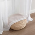 thumbnail image 4 of OVZME White Sheer Curtains 96 Inches Long 2 Panels with Rod Pocket, Soft Voile Fabric for Light Filtering & Privacy, Elegant Drapes for Living Room or Bedroom Windows, Each 59" W x 96", White, 4 of 8
