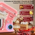 thumbnail image 2 of Batidora de Pedestal Planetaria Honinst 10 Velocidades Uso Doméstico Tazón de 4QT, 2 of 8