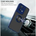 thumbnail image 3 of For OPPO Reno 8 Pro Plus Case Matte Hard PC Magnetic Stand Ring Phone Case For OPPO Reno8 Reno 8Pro Shockproof Armor Back Cover black For Reno 8, 3 of 6